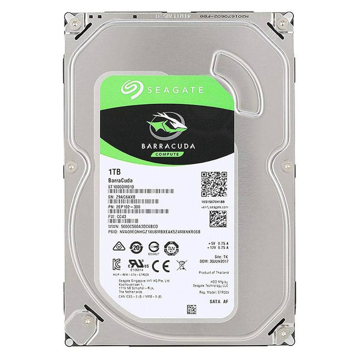 هارد اینترنال دسکتاپ سیگیت یک ترابایت مدل SEAGATE BARRACUDA 1T